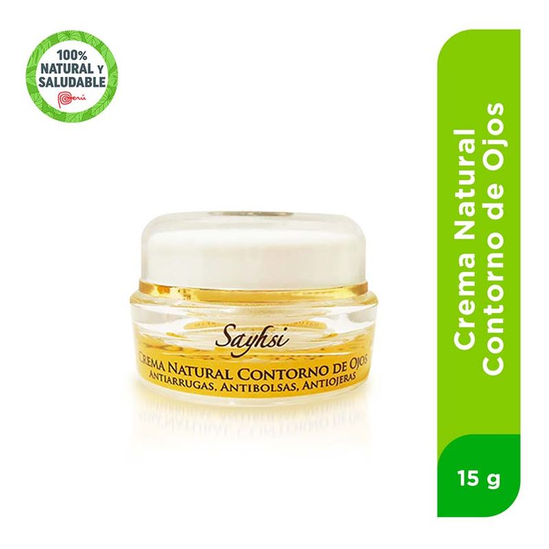 CREMA NATURAL CONTORNO DE OJOS 15g